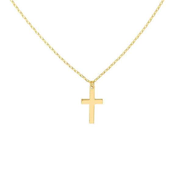 Duo Double Mini Cross Adjustable Necklace