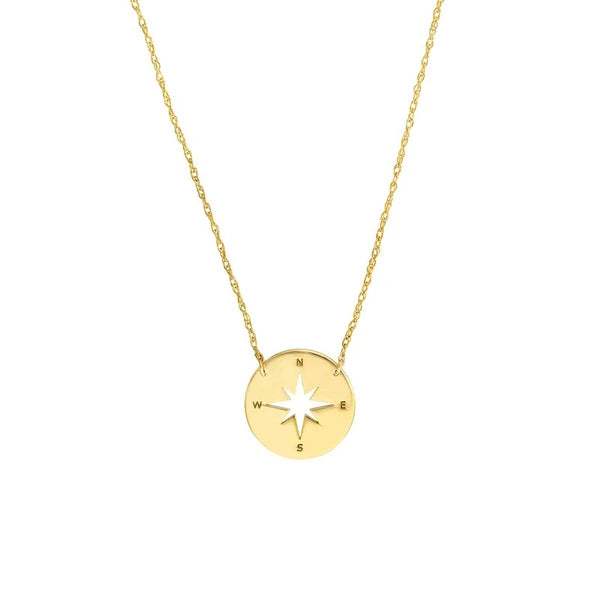 So You Mini Compass Adjustable Necklace