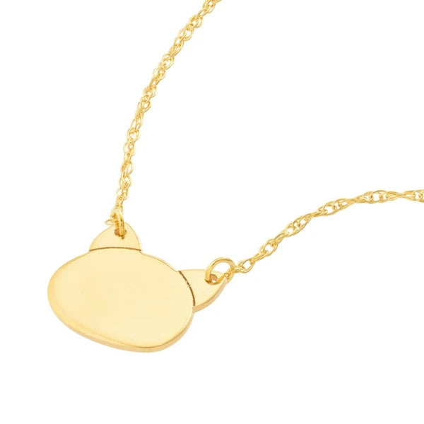 So You Mini Cat's Head Adjustable Necklace