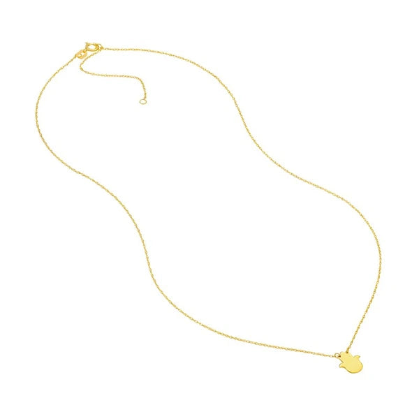 So You Mini Hamsa Adj Necklace