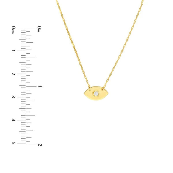 So You Diamond Evil Eye Necklace