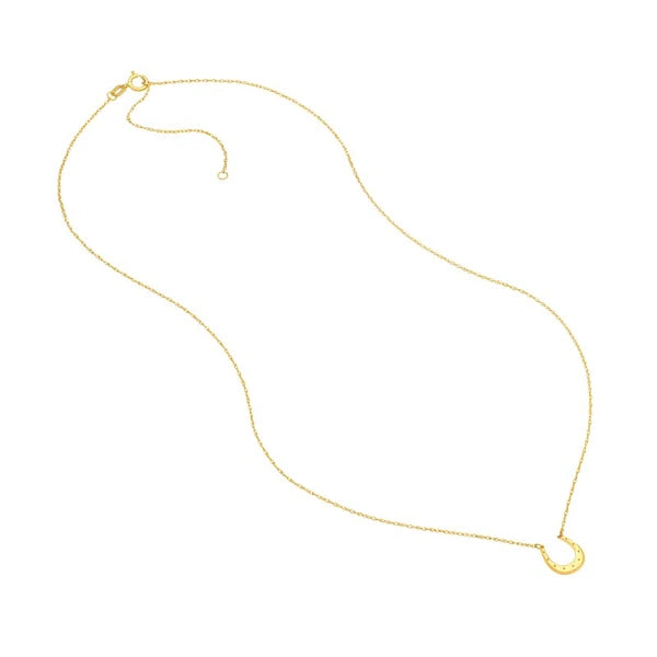 So You Mini Horse Shoe Adjustable Necklace