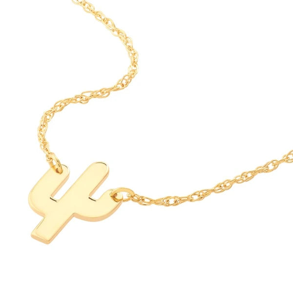 So You Mini Cactus Adjustable Necklace