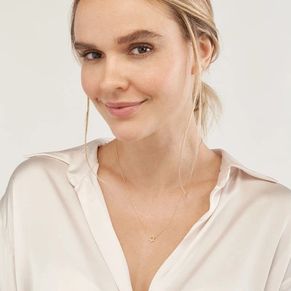 So You Mini Star Of David Adj Necklace