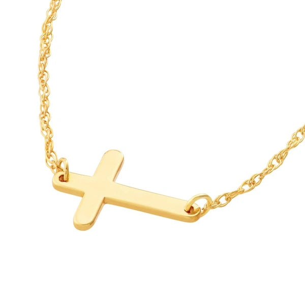 So You Mini E2W Cross Adjustable Necklace
