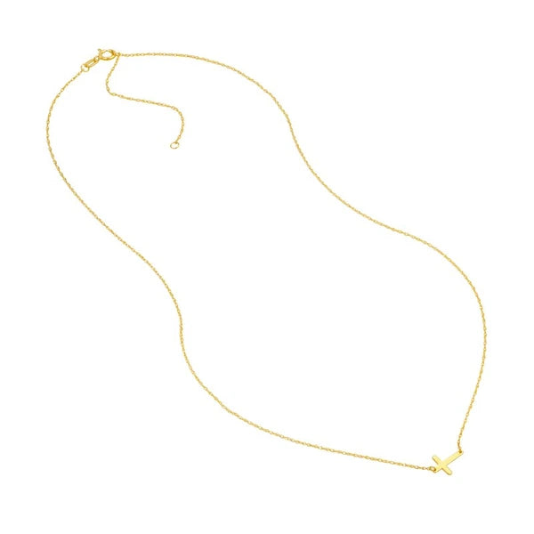 So You Mini E2W Cross Adjustable Necklace