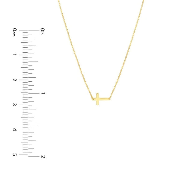 So You Mini E2W Cross Adjustable Necklace