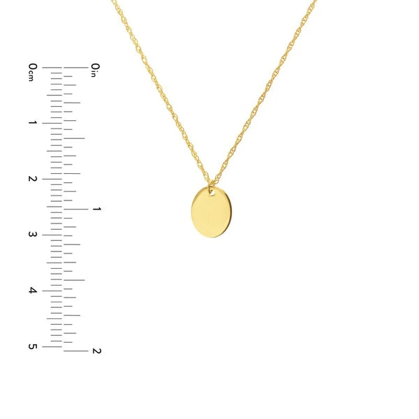 So You Mini Engravable Oval Adjustable Necklace