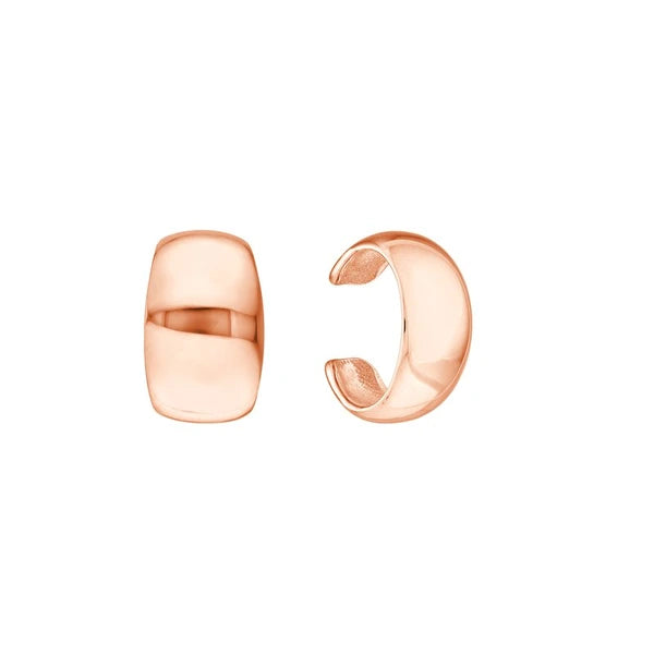 Wide High Polished Earring Cuff