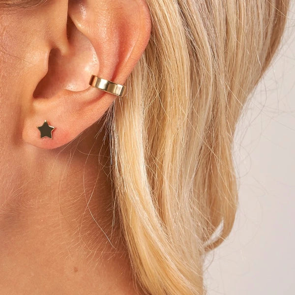 Flat Polished Earring Cuff