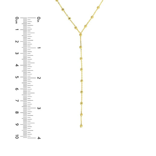 Beaded Lariat Adjustable Necklace