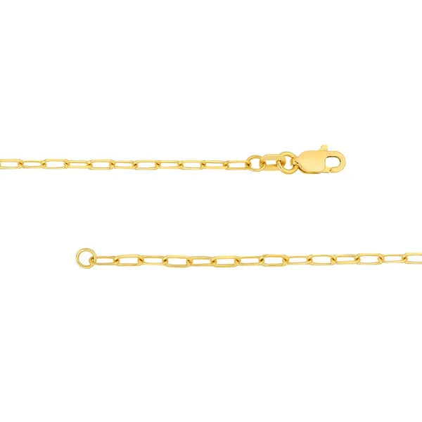 Kid's Paper Clip Chain Bracelet with Cat