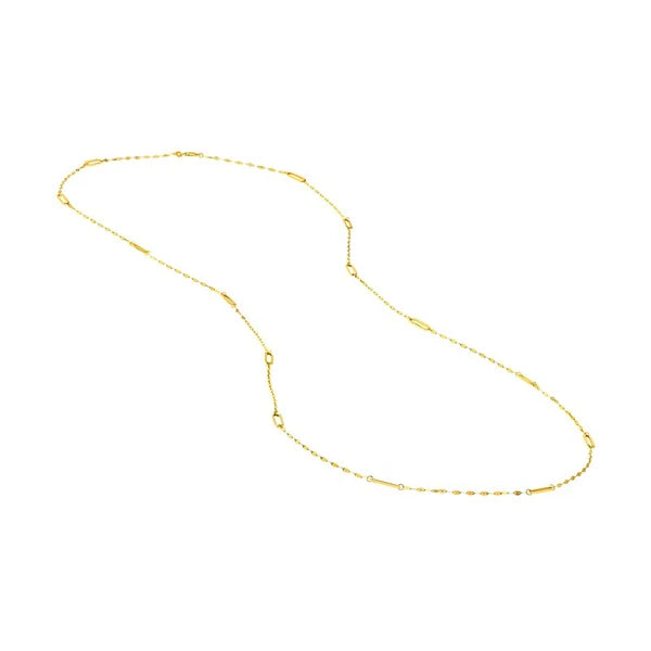 Paper Clip Stations on Hammered ForzentiN/A Chain