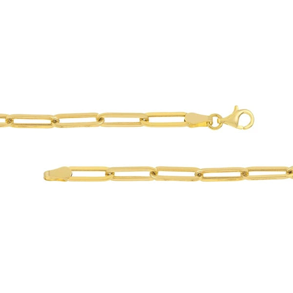 Paper Clip Necklace with Interlocked Disks
