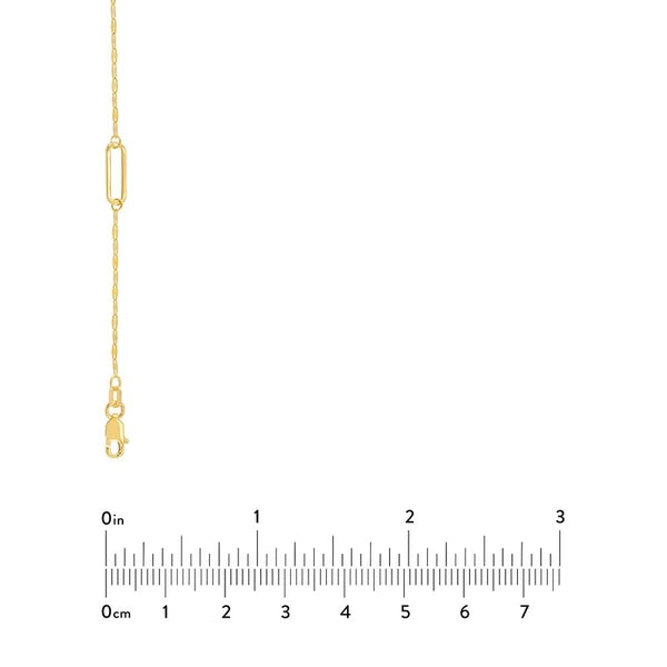 Paper Clip Links on Hammered ForzentiN/A Necklace