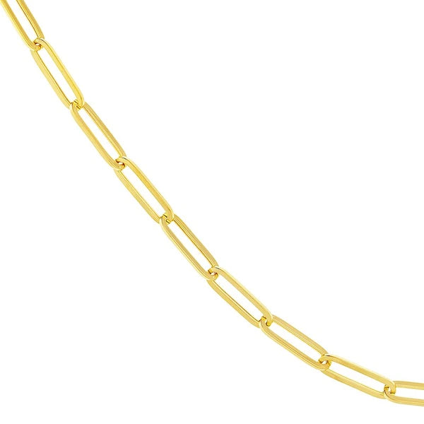 5.10MM Long Paper Clip Split Chain