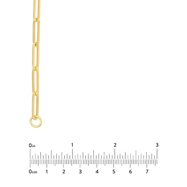5.10MM Long Paper Clip Split Chain