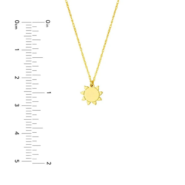 So You Mini Sun Adjustable Necklace