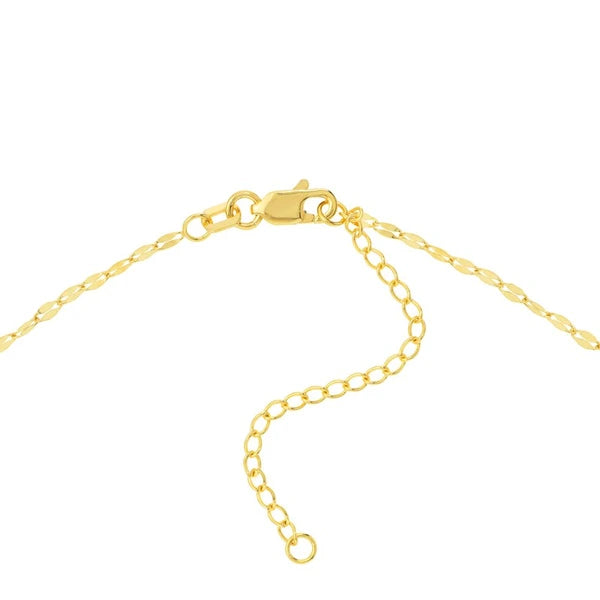 High Polished Circles Adjustable Lariat Necklace