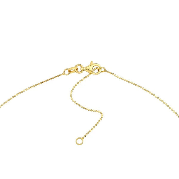 Paper Clip Accented Y-Necklace