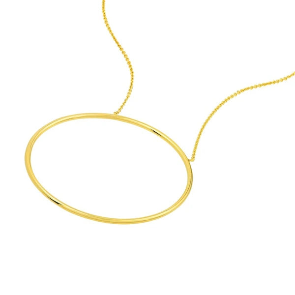 Extra Large Circle Necklace