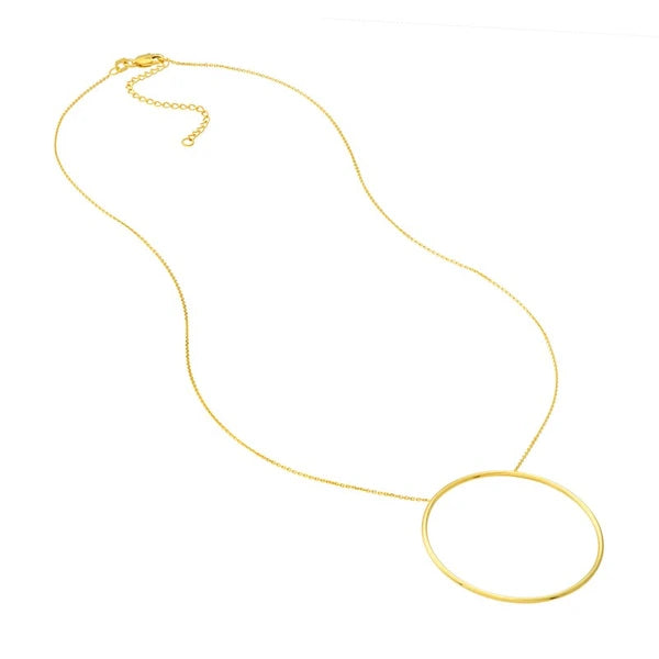 Extra Large Circle Necklace