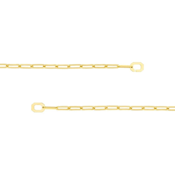 Octagon Clasp Paper Clip Bracelet
