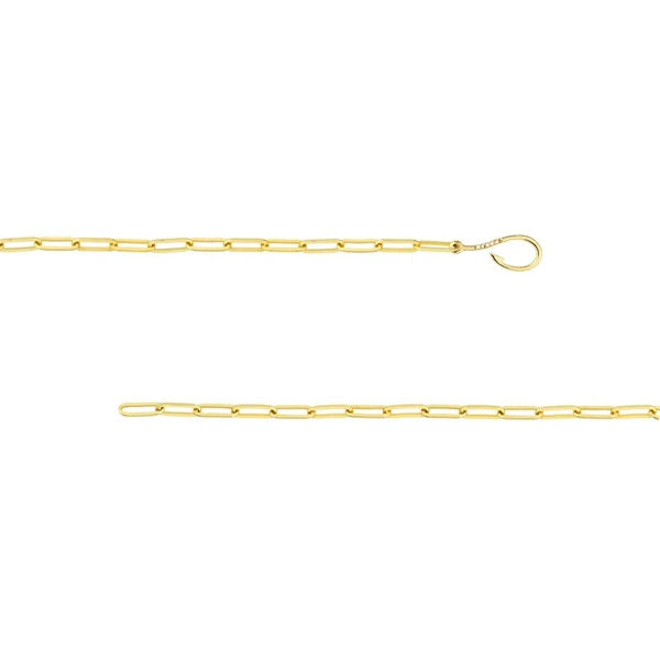Diamond Hook Paper Clip Bracelet