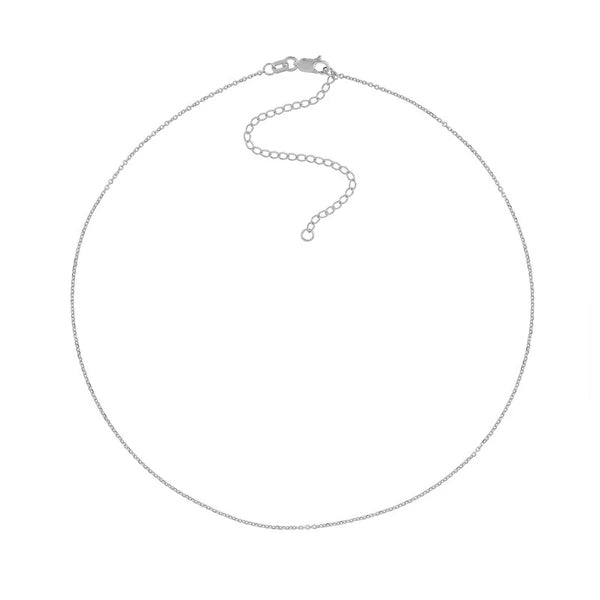 Diamond-Cut Cable Choker Chain