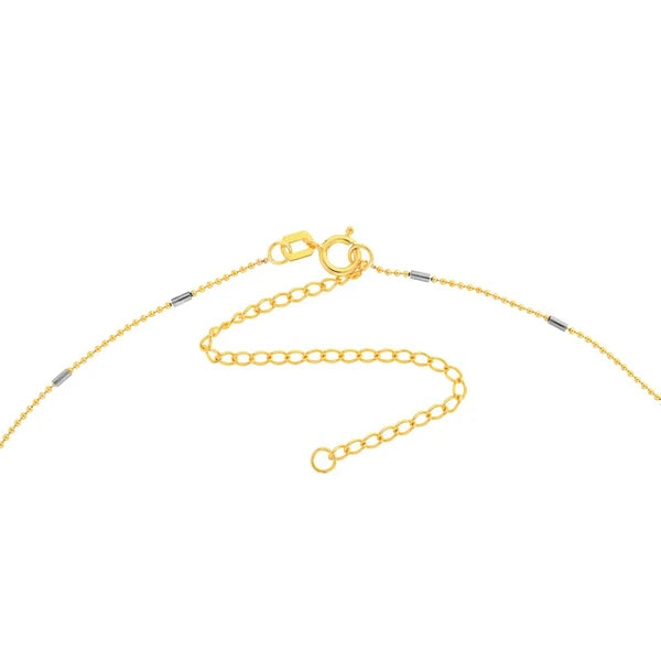 Two Tone Saturn Chain Choker