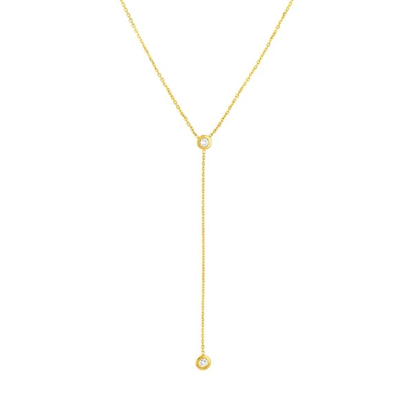 Adjustable Diamond Y-Necklace