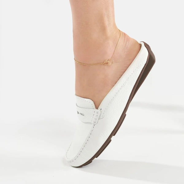 Intertwined Circles Adjustable Anklet