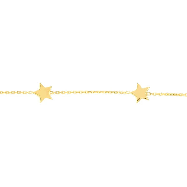 Adjustable 6 Star Stations Bracelet