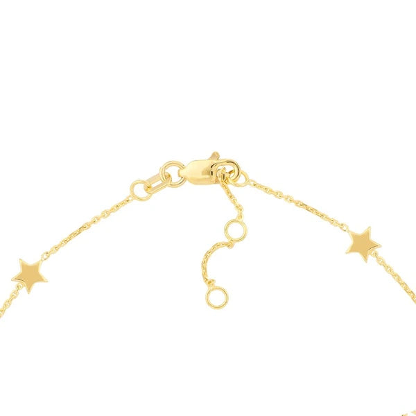 Adjustable 6 Star Stations Bracelet