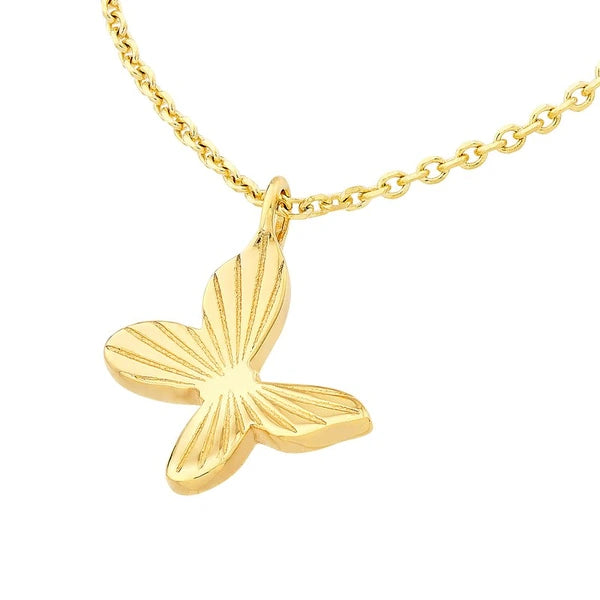 Tilted Butterfly Necklace