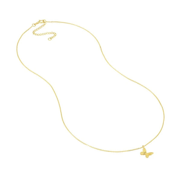 Tilted Butterfly Necklace