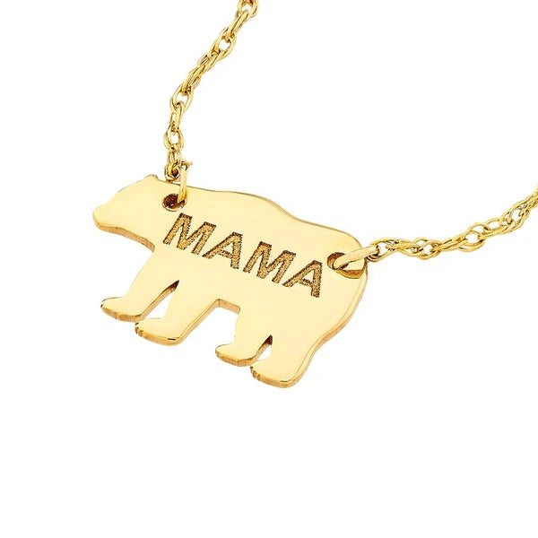 So You Mini Mama Bear Adjustable Necklace