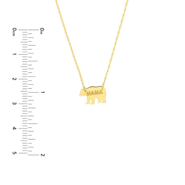 So You Mini Mama Bear Adjustable Necklace