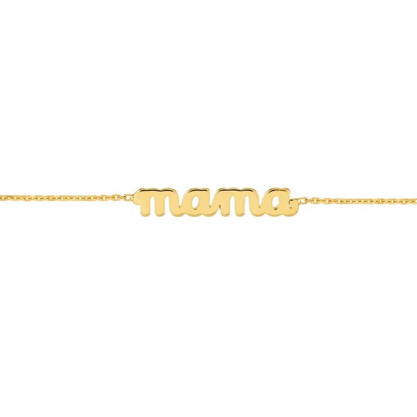 Mama N/Ameplate Adjustable Bracelet