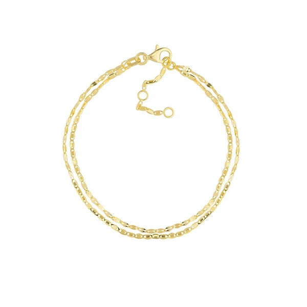 Valentino and Hammered ForzentiN/A Layered Chain