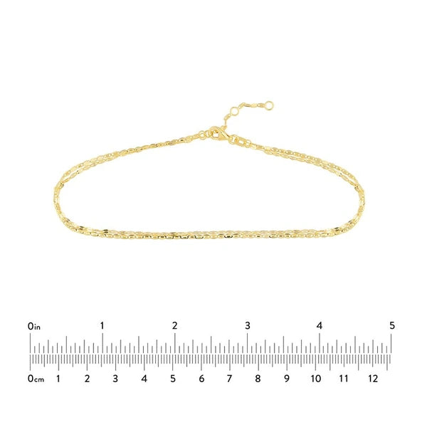 Valentino and Hammered ForzentiN/A Layered Chain