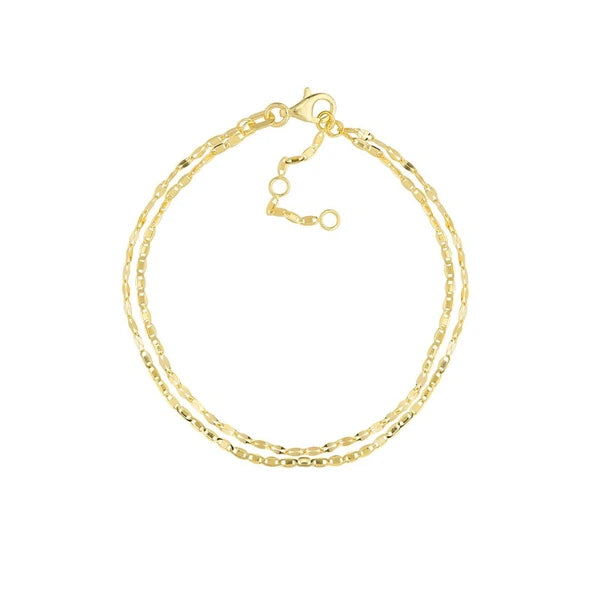 Valentino and Hammered ForzentiN/A Layered Chain