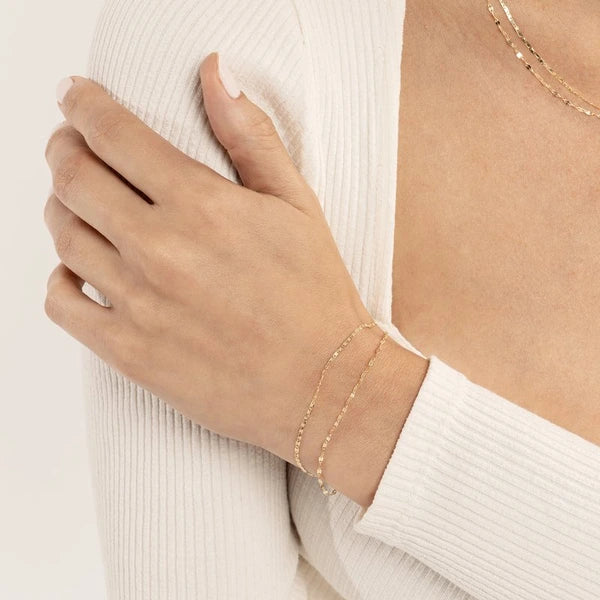 Valentino and Hammered ForzentiN/A Layered Chain