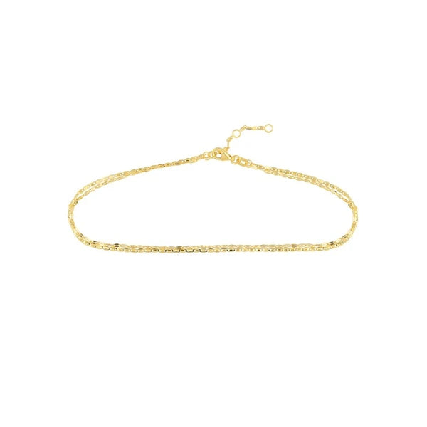 Valentino and Hammered ForzentiN/A Layered Chain