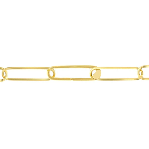 Push Lock Paper Clip Bracelet