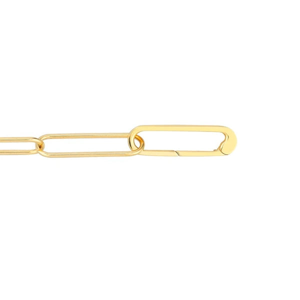 Push Lock Paper Clip Bracelet