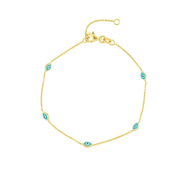 EN/Amel Evil Eye Station Chain