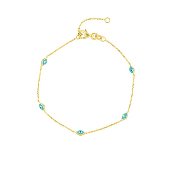 EN/Amel Evil Eye Station Chain