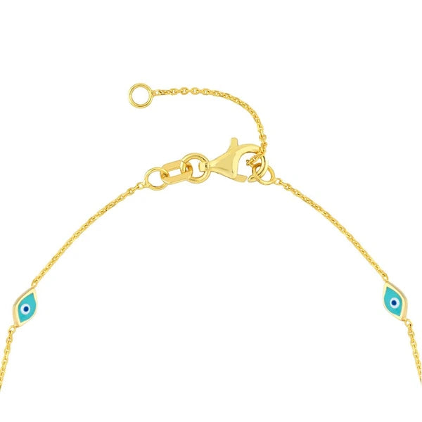 EN/Amel Evil Eye Station Chain