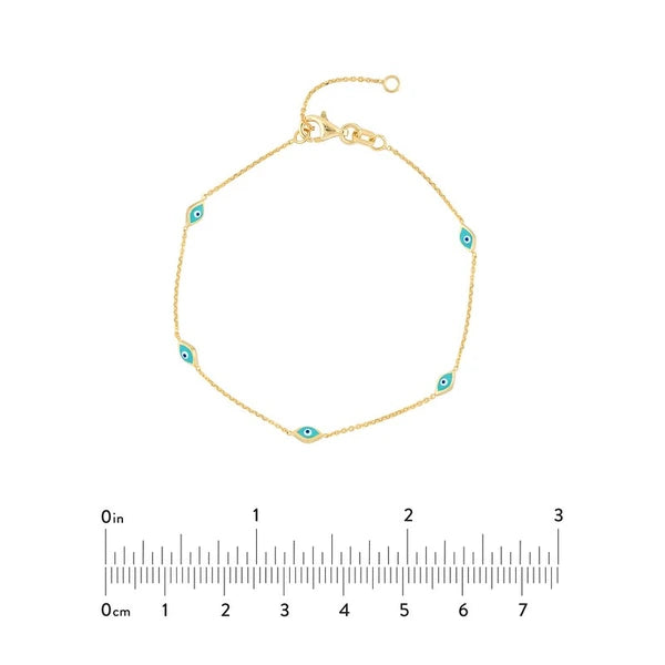 EN/Amel Evil Eye Station Chain
